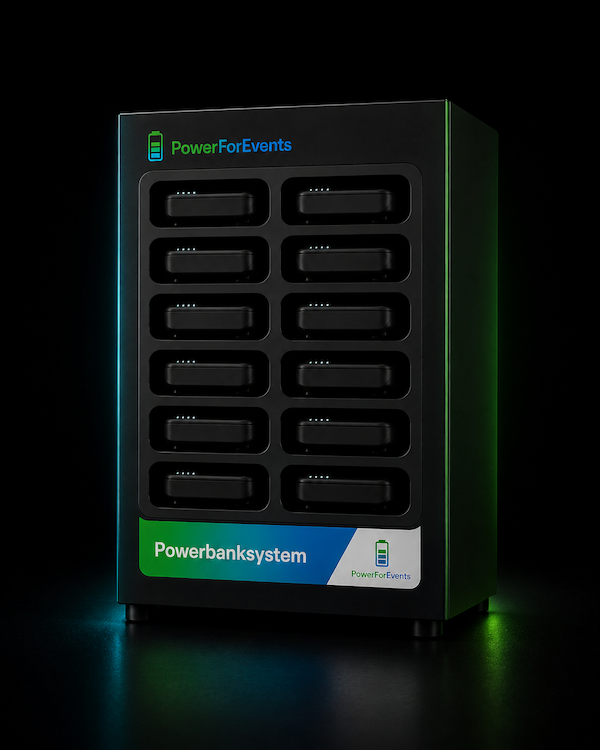 Flexible Cube 12 Powerbank-Station für Events